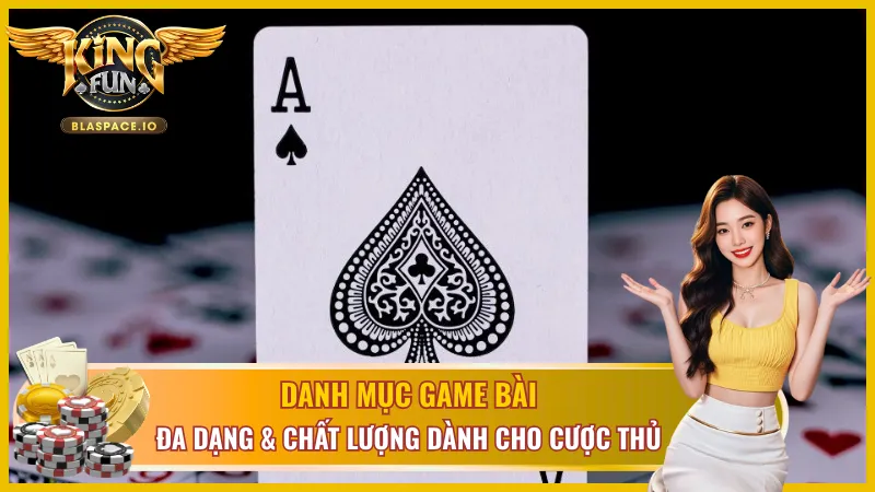 Danh mục game bài được yêu thích nhất